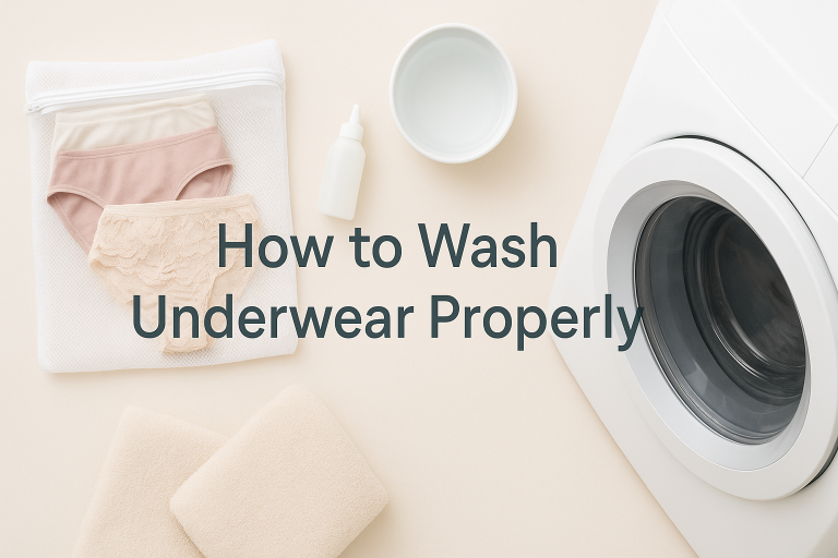 how to wash underwear properly