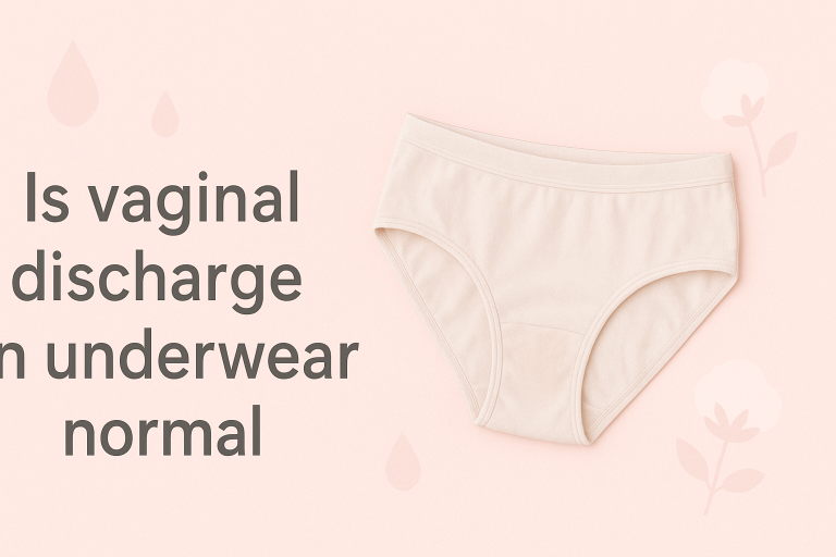 is vaginal discharge on underwear normal