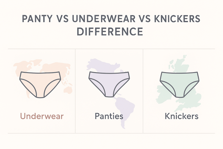 panty vs underwear vs knickers difference
