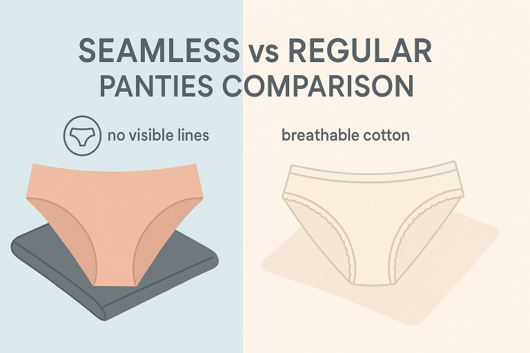 seamless vs regular panties comparison