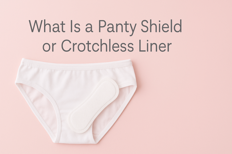 what is a panty shield or crotchless liner