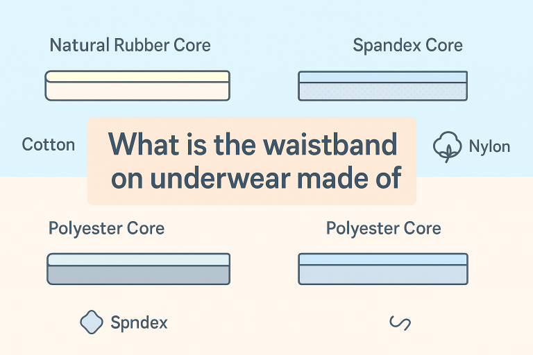 what is the waistband on underwear made of