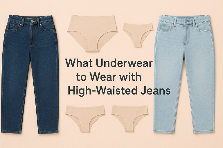 what underwear to wear with high waisted jeans